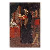 Portrait of John Calvin posters