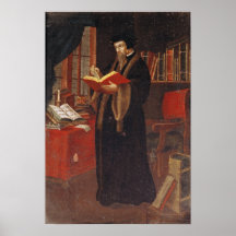 Portrait of John Calvin Print
