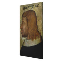 Portrait of John II,'the Good'  King of France Stretched Canvas Print