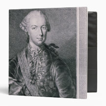 Portrait of Joseph II 3 Ring Binders