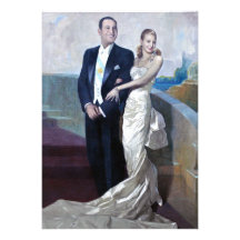 Portrait of Juan Domingo Perón and Eva Duarte Invites