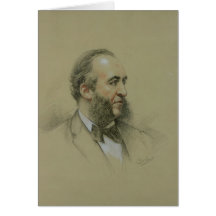 Portrait of Jules Ferry Greeting Cards