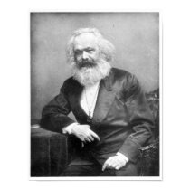 Portrait of Karl Marx posters