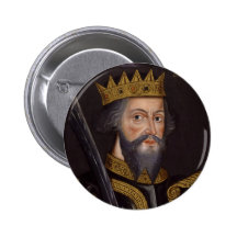 Portrait of King William I The Conqueror Pinback Buttons