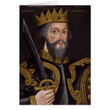 Portrait of King William I The Conqueror Cards