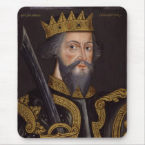 Portrait of King William I The Conqueror Mousepads