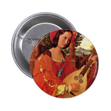 Portrait Of Klara Bianka Von Quandt With Lute By J Pins