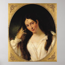 Portrait of 'La Malibran' Posters