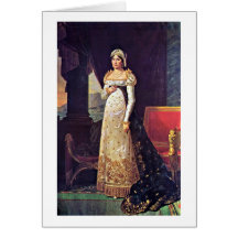Portrait Of Letizia Bonaparte By Robert Lefevre Card