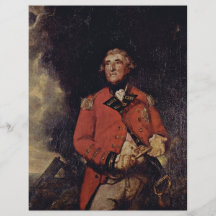 Portrait Of Lord Heathfield Governor Of Gibraltar Flyers