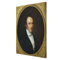 Portrait of Louis Cauchy canvas prints