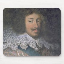 Portrait of Louis of Bourbon  Count of Soissons Mousepads