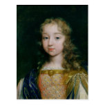 Portrait of Louis XIV as a child Postcard