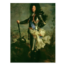 Portrait of Louis XIV Post Cards