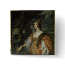 Portrait of Lucy Percy, Countess of Carlisle Button