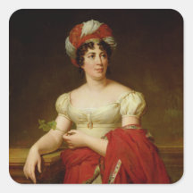 Portrait of Madame de Stael Stickers