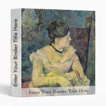 Portrait Of Madame Gauguin In Evening Dress Binders
