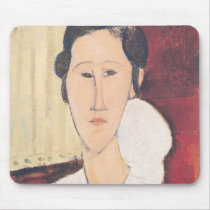 Portrait of Madame Hanka Zborowska, 1917 mousepads