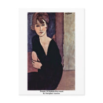 Portrait Of Madame Reynouard By Modigliani Amedeo Post Cards