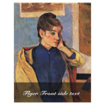 Portrait Of Madeleine Bernard By Gauguin Paul Personalized Flyer