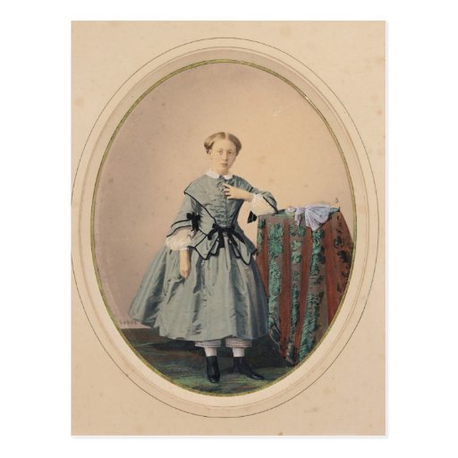 Portrait of Madeleine de Malaret Post Card