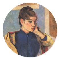 Portrait of Madeline bernard - Paul Gauguin Stickers