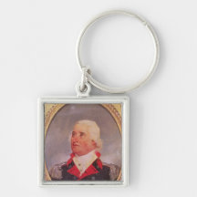 Portrait of Major General Charles C. Pinckney Keychain