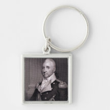 Portrait of Major General John Brooks, engraved by Key Chain