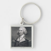 Portrait of Major General Philip Schuyler, engrave Keychains