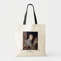 Portrait Of Margaret Lindsay By Allan Ramsay Tote Bags