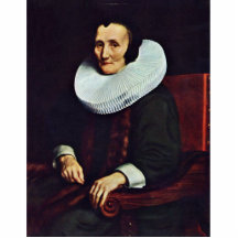 Portrait Of Margaretha De Geer, Wife Of Jacob Trip Acrylic Cut Out