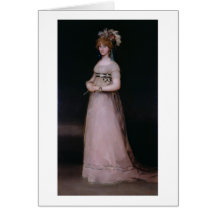 Portrait of Maria Theresa de Bourbon y Vallabriga, Card