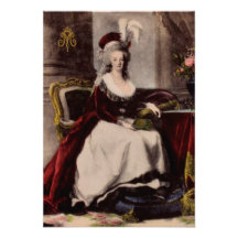 Portrait of Marie Antoinette ~  Invitations / RSVP