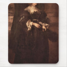 Portrait of Marie de Raet by Antoon van Dyck Mousepad