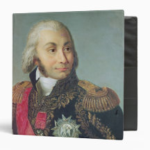 Portrait of Marshal Jean-Baptiste Jourdan 3 Ring Binders
