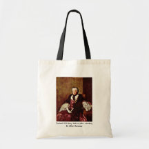Portrait Of Mary Atkins (Mrs. Martin) Tote Bags