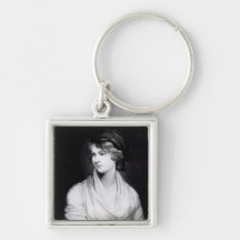 Portrait of Mary Wollstonecraft Godwin Key Chain