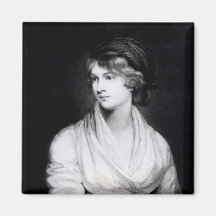 Portrait of Mary Wollstonecraft Godwin Fridge Magnet