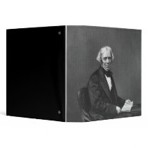Portrait of Michael Faraday 3 Ring Binders