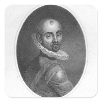 Portrait of Michel de Montaigne Stickers