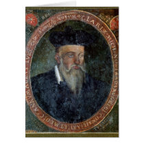 Portrait of Michel de Nostradame Card