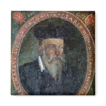 Portrait of Michel de Nostradame Magnet