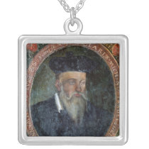 Portrait of Michel de Nostradame Custom Necklace