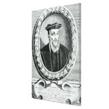 Portrait of Michel de Nostredame Gallery Wrapped Canvas