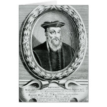 Portrait of Michel de Nostredame Card