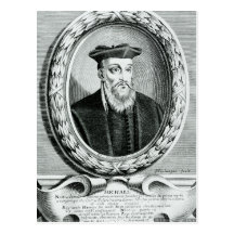 Portrait of Michel de Nostredame Post Card