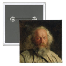 Portrait of Mikhail Alexandrovich Bakunin  1871 Buttons