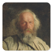 Portrait of Mikhail Alexandrovich Bakunin  1871 Stickers