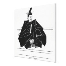 Portrait of Minamoto Yoritomo Gallery Wrapped Canvas