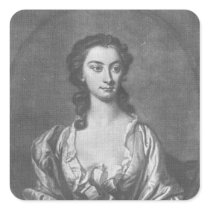 Portrait of Mrs Cibber, Actress and Singer stickers
